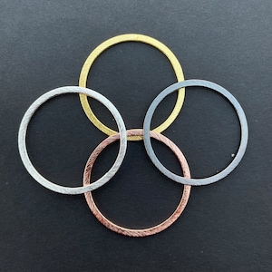 8 to 35 PCS, Anti Tarnish, Big Rings ,Hoops, Earring Circles/Connectors (40mm, 45mm, 50mm, 60mm and MORE) Gold, Silver, Gunmetal and Copper.