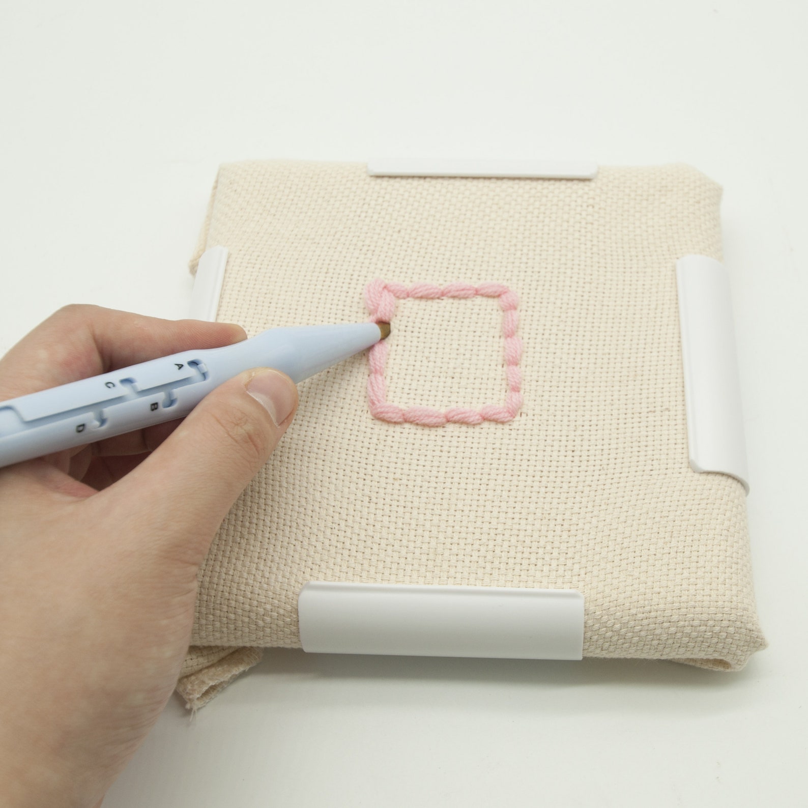 Plastic Cross Stitch Frame Square Embroidery Hoop Punch needle Etsy