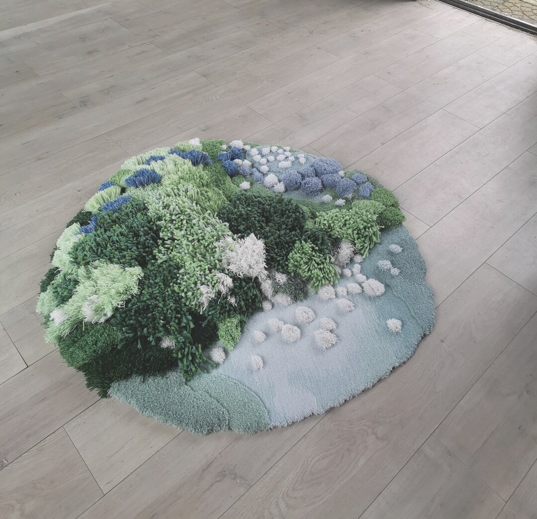 Customizes Rugs Custom Foerest 3D Area Rug,handmade Turfted Wool Rugs,turfting Rugs ...
