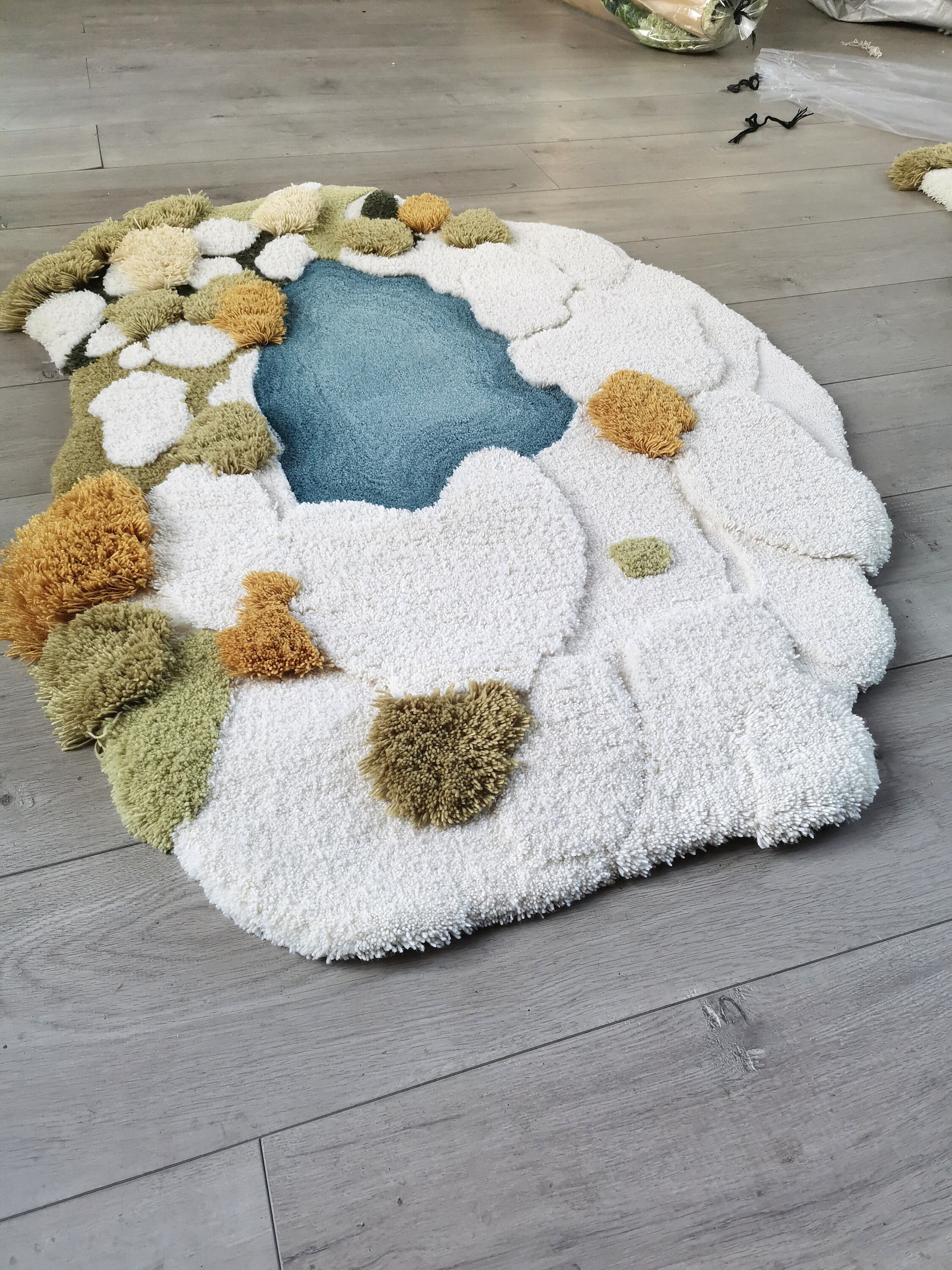 River Rugs White Moss With Blue River Rugs,wool Rug Beside Rugs Carpet Custom Rugs ...