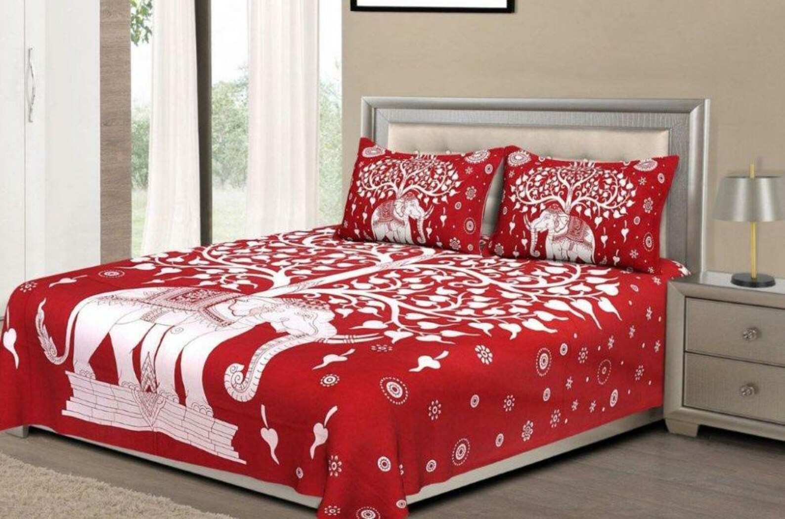 3 BED SHEET COMBO 100 Pure Cotton Double Bed Queen Size 3 Etsy