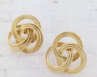 14k Gelbgold Vintage Ohrstecker