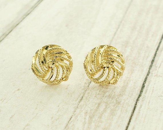 Bailey's Earrings 14k Large Gold Love Knot Earrings Anzor Jewelry