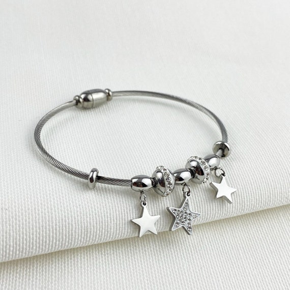 Pandora Star BraceletStar Charm Pandora BraceletStar Etsy