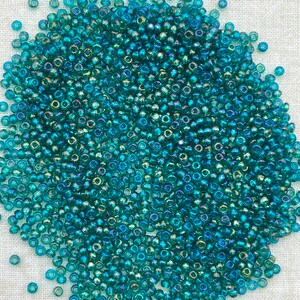 Vintage Size 11/0 Czech Charlotte Glass Seed Beads, 11-12 grams, One Cut Seed Bead, True Cuts, Jewelry Making Supply, Beading CH11-286