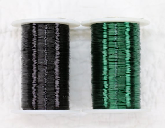 Craft Wire 28 Gauge Wire 65 Feet Spool Non Tarnish Jewelry Wire Crochet Wire  