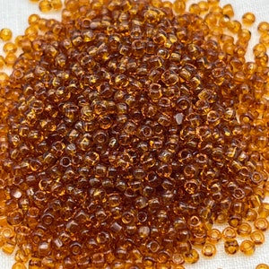 Vintage Size 11/0 Czech Charlotte Glass Seed Beads, 11-12 grams, One Cut Seed Bead, True Cuts, Jewelry Making Supply, Beading CH11-256