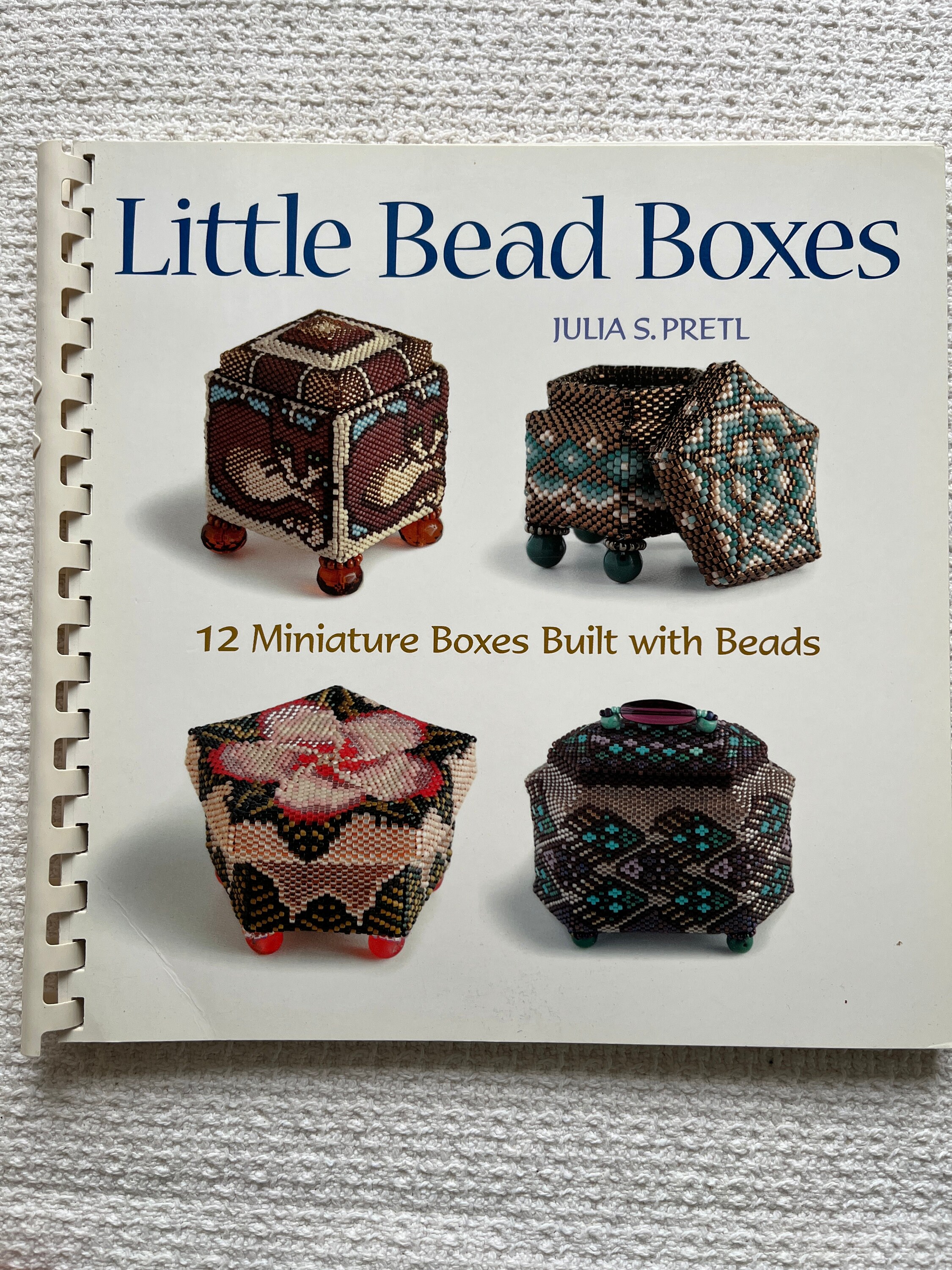 Little Bead Boxes Book by Julia Pretl, Pre-owned, Comb Binding