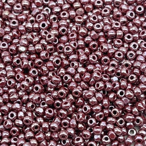 Vintage Size 11/0 Czech Charlotte Glass Seed Beads, 11-12 grams, One Cut Seed Bead, True Cuts, Jewelry Making Supply, Beading CH11-501