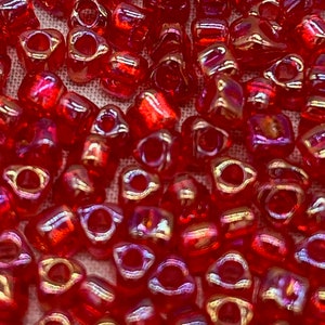 Miyuki Triangle Beads, Size 5, Japanese Beads, 10-11 Grams, Jewelry Making Supply, Beading TR5-1158