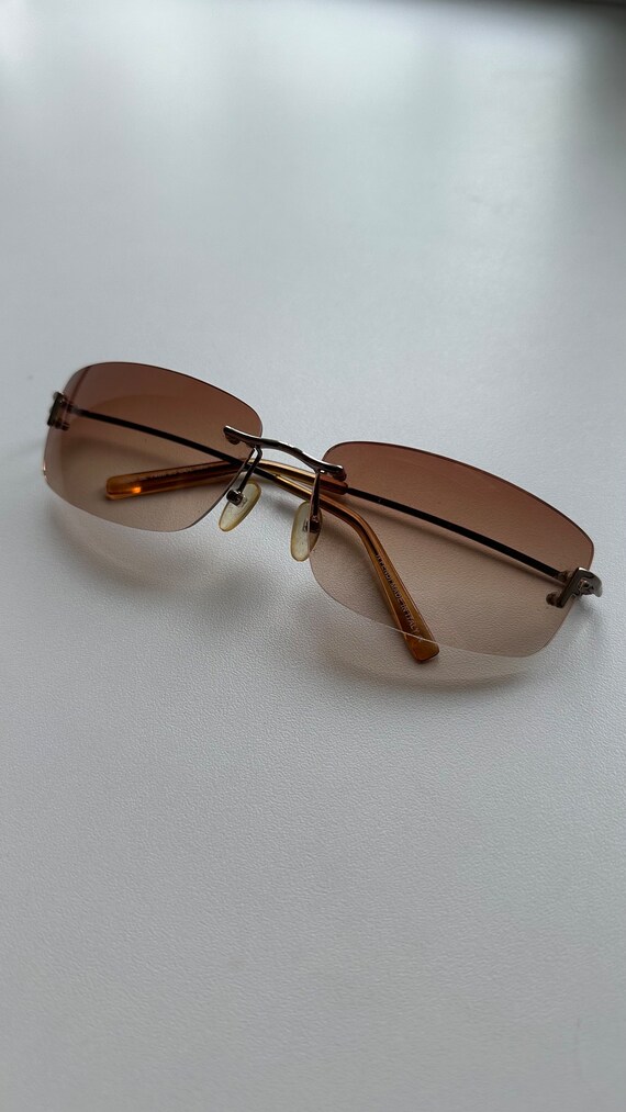 Fendi Rare 90s Vintage Sunglasses Gradient Leans … - image 1