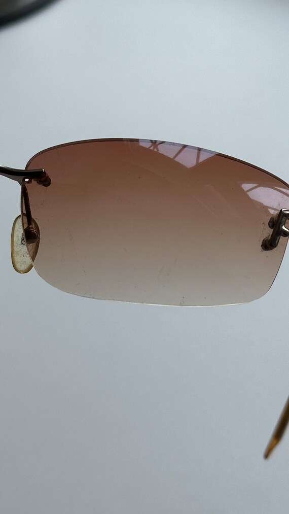 Fendi Rare 90s Vintage Sunglasses Gradient Leans … - image 9