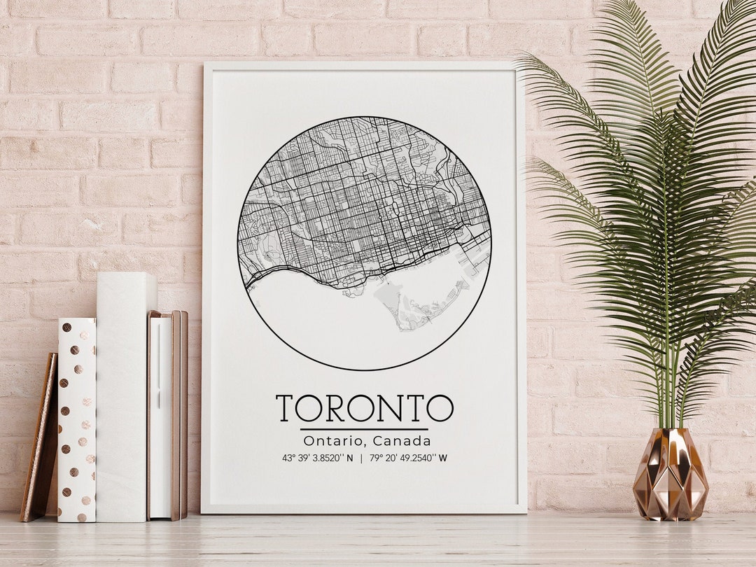 Custom Map White Custom Map Print, Personalized City Map, Any Town or Location, Your ...
