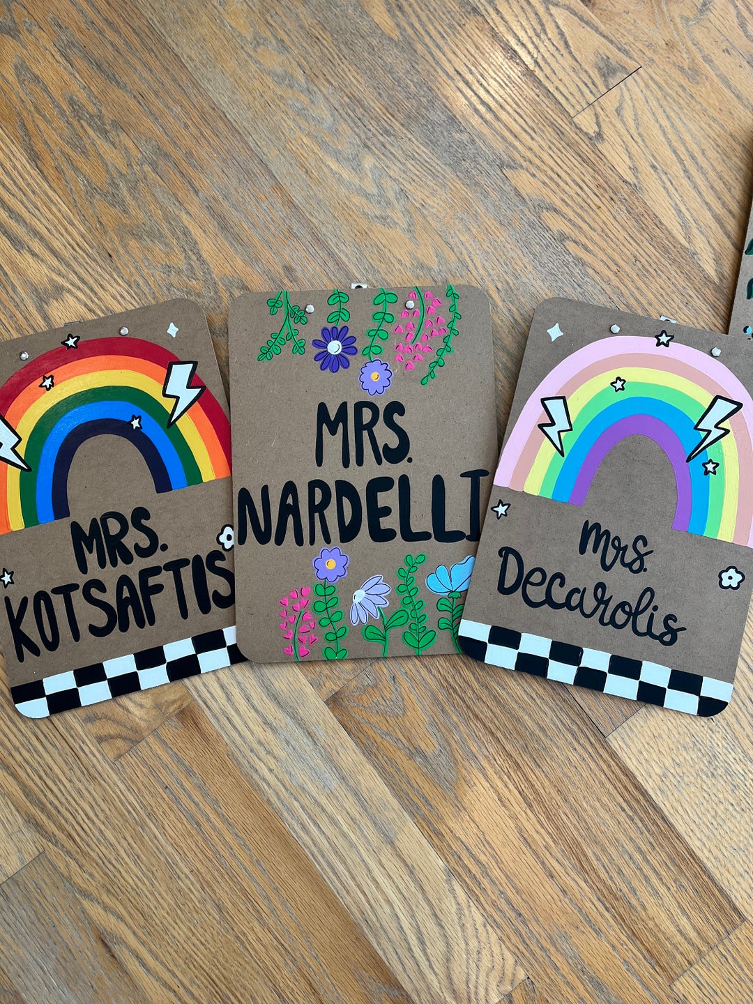 Custom Teacher Clipboards, Painted Clipboards, Teacher Gift, Back to