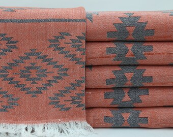 Burnt Orange Towels Etsy