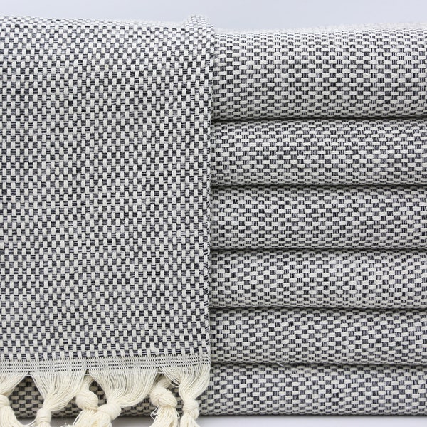 Home Decor,Home And Living,Gift Towels,Face Towel,Decorative Towels,Turkish Hand Towel,Gray Hand Towel,18"x40",Wholesale Towel,BD054D