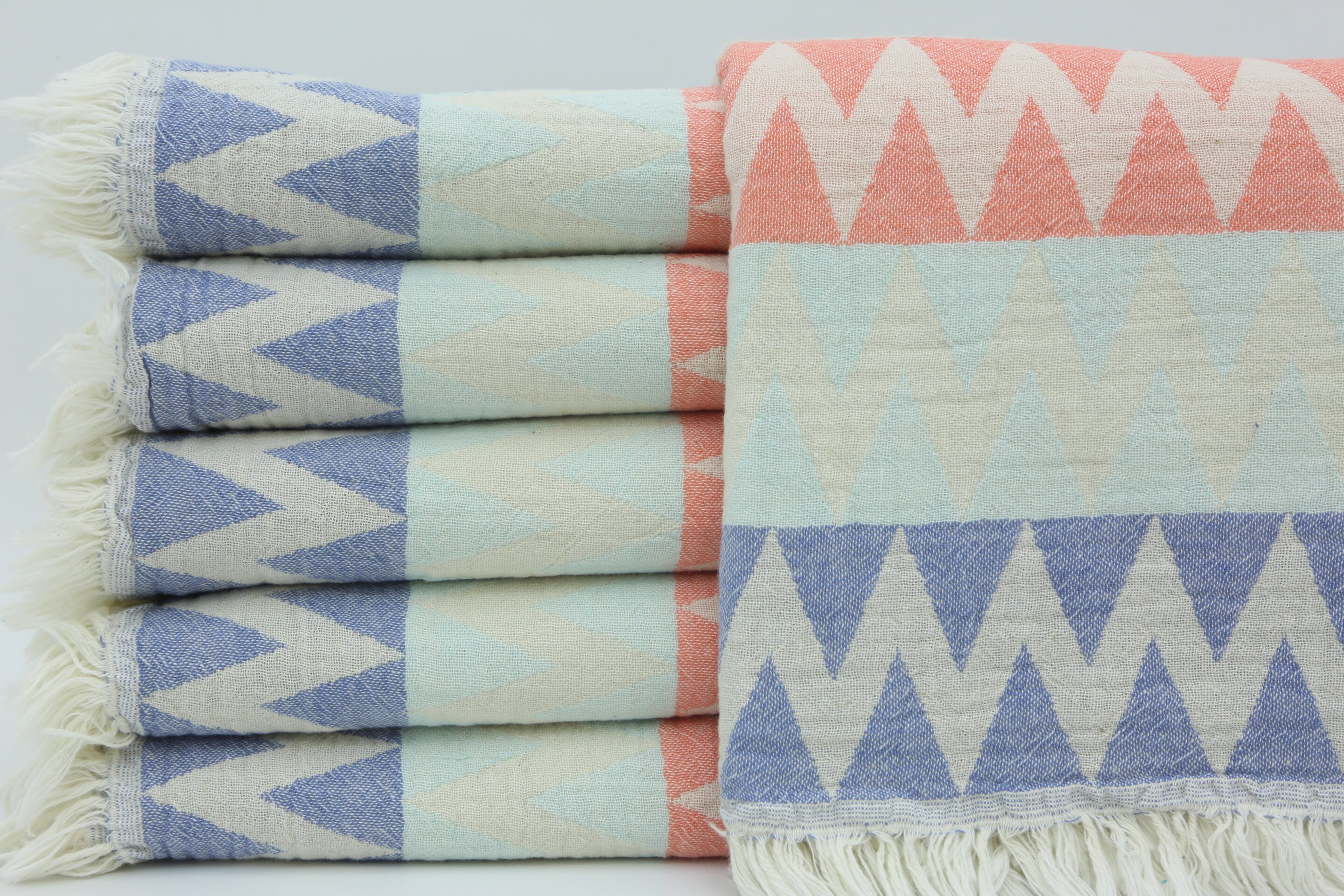 Asciugamano decorativo per il bagno, asciugamano turco, telo da spiaggia, asciugamano multicolore, 40"x70", asciugamani decorativi sfusi, peshtemal turco, asciugamano con motivo a zigzag, BD005D
