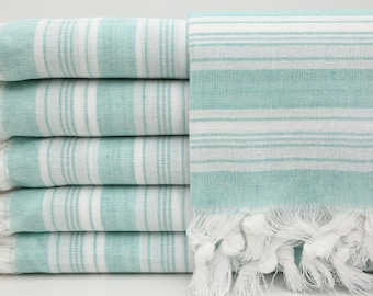 Mint Towel,Beach Towel,Wholesale Towel,Turkish Towel,Throw Towel,Shower Towel,40"x70",Bath Towel,Pool Towel,Camp Towel,Striped Towel,OY001D