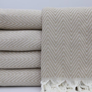 Patterned Bedspreads,Turkish Blanket,Turkish Throws,79&quot;x89&quot;,Beige Blanket,Turkish Bedspread,Decorative Throws, Handmade Blanket,IM001E