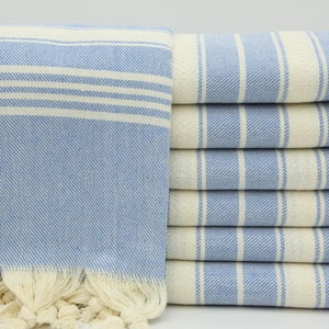 Wholesale Towel,Turkish Towel,Cotton Towel,Handmade Towel,Bachelor Gift Towel,Home Decor,40&quot;x70&quot;,Turkish Peshtemal,Medium Blue Towel,AY001D