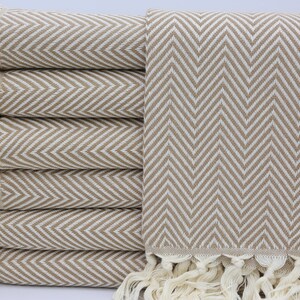 Decorative Towel,Turkish Towel,Handmade Towel,Wholesale Towel,40&quot;x70&quot;,Turkish Peshtemal,Light Brown Towel,Throw Towel,Bath Towel,HY004D
