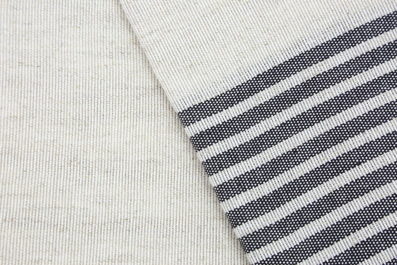 Linen Towel,Beige Towel,Turkish Towel,Black Striped Towel,Soft Towel,40x68,Turkish Peshtemal,Peshtemal Towel,Hammam Towel,Spa Towel,GL001D image 8