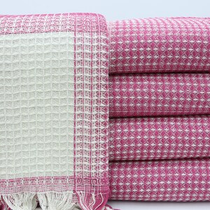 Türkische Decke, Rosa Decke, Großhandelsbettdecke, werfen Bettdecke, 79 &quot;x 91&quot;, Baumwollbettdecke, gemütliche Tagesdecke, dekorative Bettdecke, BC038E