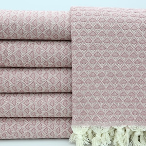 Türkische Decke, Rosa Bettdecke, gemütliche Tagesdecke, Geschenk Bettdecke, 200 x 240 cm, Sofa Decke Decke, Tagesdecke, Tagesdecke, Tagesdecke, Tagesdecke, BC025E