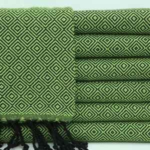 Turkish Towel,Green Towel,Beach Towel,Bath Towel,Wholesale Towel,Throw Towel,40&#39;&#39;x70&#39;&#39;,Design Towel,Decorative Towel,Handmade Towel,HY039D