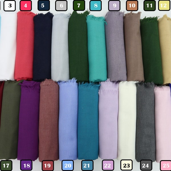 Großhandel Pashmina, leuchtend farbige Pashminas, türkischer Schal, 26 "x 67", Pashminas, Hochzeitsgeschenk, Schals mit personalisierter Band, Stickerei Schal