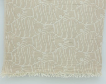 Handwoven Blanket,Turkish Blanket,Soft Blanket,Throw Bed Cover,75"x95",Turkish Bedspread,Big Size Bed Cover,Beige Blanket,BD004E