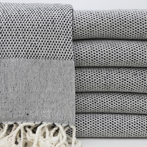 Peshtemal Towel,Turkish Towel,Bath Towel,Decorative Beach Towel,Throw Towel,40&quot;x70&quot;,Black Towel,Turkish Peshtemal,Turkey Towel,BD019D