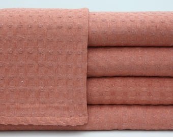 Turkish Blanket,Waffle Bedspread,90"x90",Cotton Blanket,Turkish Throws,Sofa Cover,Gift Bedspread,Throws,Handmade Blanket,Home Decor,BC042E
