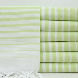 Organic Towel,Turkish Towel,Cotton Towel,Throw Towel Turkish,Handmade Towel,36&quot;x70&quot;,Pistachio Green Towel,Turkish Peshtemal,BD029D