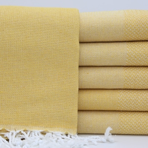 Turkish Towel,Turkish Bath Towel,Beach Towel Turkish,Hammam Towel,Turkey Towel,Cotton Towel,40&quot;x75&quot;,Turkish Peshtemal,Mustard Towel,IM009D
