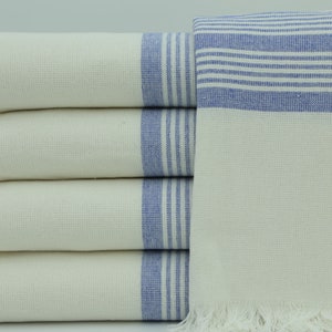 Bulk Towels,Turkish Towel,Bath Towel Turkish,Terry Towel,Decorative Towel,Pool Towel,38&quot;x65&quot;,Turkish Peshtemal,Sax Blue Towel,MA003D