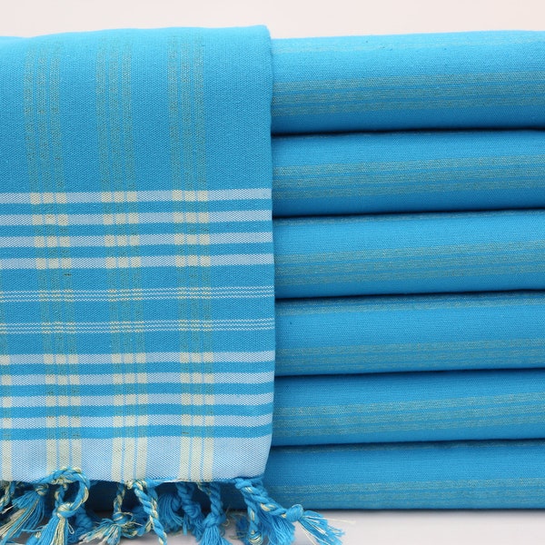 Hammam Towel,Peshtemal,Turkish Bath Towel,Turkish Towel,38"x75",Peshtemal Towel,Blue Towel,Decorative Towel,Sauna Towel,Pool Towel,BD048D