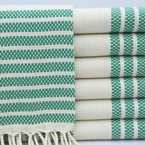 Turkish Towel,Picnic Towel,Handmade Towel,Organic Towel,Decor Towel,Gift Towel,39&quot;x70&quot;,Turkish Peshtemal,Green Towel,Camp Towel,IM022D