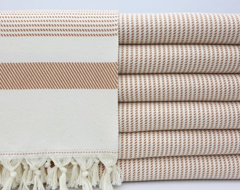 Turkish Bed Cover,Burnt Orange Bedspread,Throw Bed Cover,Gift Blankets,84"x90",Cotton Bed Cover,Cozy Bed Cover,Turkish Bedspread,YT003E
