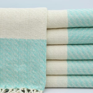 Turkish Towel,Mint Blue Towel,Beach Towel,Wholesale Towel,38&#39;&#39;x75&#39;&#39;,Hotel Towel,Camp Towel,Handmade Towel,Sauna Towel,Massage Towel,UA016D