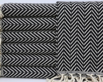 Turkish Towel,Wholesale Towel,Decorative Towel,Bath Towel,Beach Towel,40"x70",Turkish Peshtemal,Black Towel,Turkey Towel,Peshtemals,IM001D