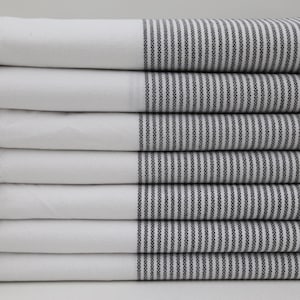 Turkish Hand Towel,Kitchen Towel,Soft Hand Towel,Tea Towels,Head Towel,18&quot;x40&quot;,Face Towel,Turkey Hand Towel,Black Striped Hand Towel,GL001F