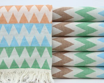 Multicolored Beach Towel,Turkish Towel,Bulk Towels,Gift Towel,36"x77",Bath Towel,Turkish Peshtemal,Organic Towel,Throw Towel,HY021D