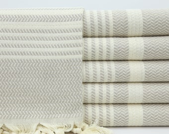 Turkish Towel,Wholesale Bath Towels,Handwoven Towels,Beach Towel,Shower Towel,40"x69",Picnic Towel,Turkish Peshtemal,Cream Towel,OY013D