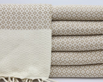 Beige Towel,Turkish Towel,Bath Towel,Handmade Towel,Wholesale Towel,Wedding Towel,Hammam Towel,39"x65",Throw Towel,Turkish Peshtemal,MO006D