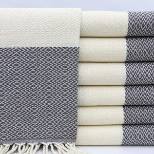 Turkish Towel,Dark Gray Towel,Wholesale Towel,Handmade Towel,Beach Towel,Bath Towel,38&quot;x73&quot;,Peshtemal Towel,Turkish Peshtemal,BC034D