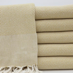 Peshtemal Towel,Turkish Towel,Wedding Gift Towel,Decorative Beach Towel,40&quot;x70&quot;,Turkish Peshtemal,Mustard Towel,Turkey Towel,BD019D