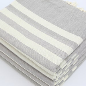 Turkish Towel,Throw Towel,Gray Towel,Beach Towel,Bulk Towel,40&quot;x70&quot;,Bridesmaid Gift,Pool Towel,Handmade Towel,Turkish Peshtemal,MO007D