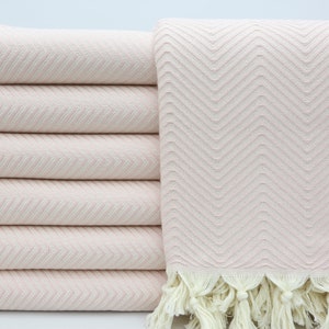 Turkish Blanket,Throw Blanket,Powder Pink Blanket,Wholesale Bed Cover,79&quot;x95&quot;,Cozy Bedspread,Handmade Bed Cover,Gift Bed Cover,YT001E