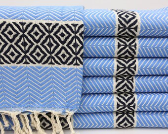 Turkish Towel,Throw Towel,Wholesale Towel,Blue Towel,Beach Towel,40''x70'',Wedding Towel,Gift Towel,Housewarming Gift,Shower Towel,MT020D